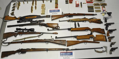 Thiersee Kufstein Waffen sichergestellt
