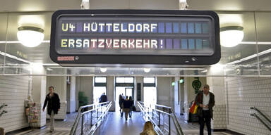 U4 Wiener Linien U-Bahn Störung Schienenersatzverkehr