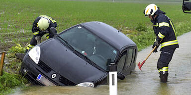 Unwetter überfluten Braunau