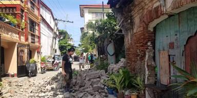 Erdbeben der Stärke 7,1 erschüttert Philippinen