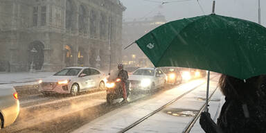 Wien Schneesturm
