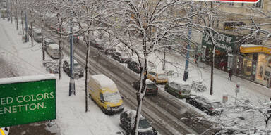 Österreich versinkt im Schnee