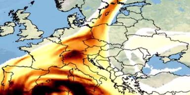 So kommt der Saharastaub heute nach Österreich