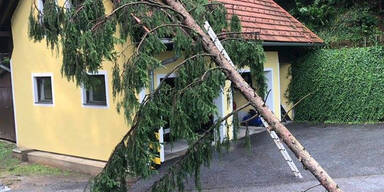 Schwere Unwetter stürzten Voitsberg ins Chaos 