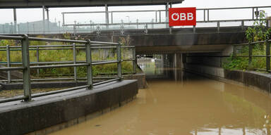 Überflutungen B122 Aschbach - Krenstetten
