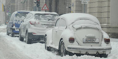 So fällt der Schnee in Wien