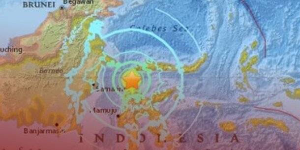 Gempa kuat mengguncang Indonesia :: wetter.at