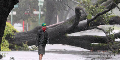 Hurrikan "Isaac" trifft auf New Orleans 