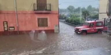 Heftige Unwetter in Süditalien fordern ein Todesopfer