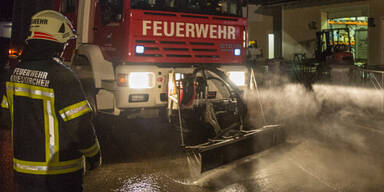 Unwetter in Wallern an der Trattnach 