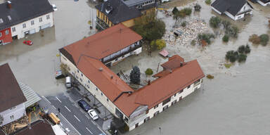 Lavamünd steht unter Wasser