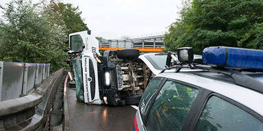 Betonmischer-Unfall 