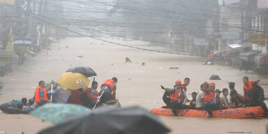 Monstermonsun auf den Philippinen