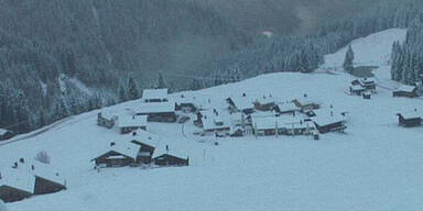 Neuschnee in Österreich 