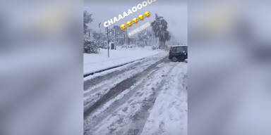 Ex-ÖFB-Star postet Schnee-Video aus Athen