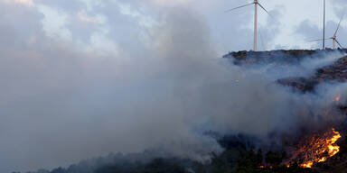 Spanien: Zug gerät in Waldbrand 